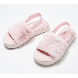 Koolaburra by UGG Women's Fuzz'n II Slippers - Pale Blush 5M